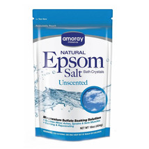 Amoray Epsom Salt Bag 16oz Unscented - £5.50 GBP