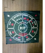 Vintage 1957 Cadaco Tripoley Card Game Playing Mat Only Replacement Piece  - $47.50 CAD
