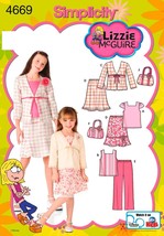 Simplicity Sewing Pattern 4669 Child/Girl Separates, K5 (7-8-10-12-14) - $7.29