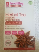 Healthy Mama Herbal Tea Supports Breastfeeding Milk Flow 16 CT - $24.63