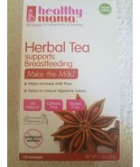 Healthy Mama Herbal Tea Supports Breastfeeding Milk Flow 16 CT - £19.63 GBP