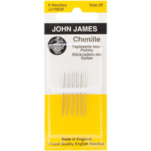 John James Chenille Hand Needles-Size 28 6/Pkg - $14.62