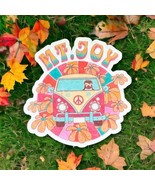 Mt. Joy Astrovan Retro Flowers Vinyl Sticker Slap Matte Finish 2.9&quot; x 2.9&quot; - $4.65 CAD