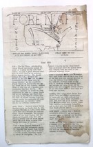 Vintage United States Military Newsprint Paper May 25th 1952 FOREN&#39; AFT - $19.00