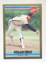 Nolan Ryan Coca-Cola 1992 Donruss #22 Houston Astros Coke MLB Baseball Card - £1.09 GBP
