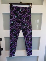 Lularoe Villain Maleficent Purple Leggings Size Tween Girl&#39;s - $20.24