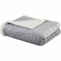 Madison Park Elma Oversized Textured Plush Throw - £41.51 GBP