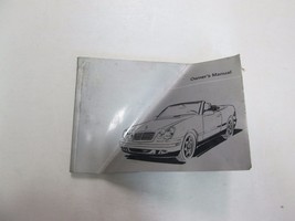 1999 Mercedes Benz Model Clk 320 Cabriolet Owners Manual Stained Worn Factory 99 - $55.95