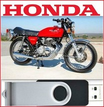 1974 Honda CB350F CB400F  Factory Repair Shop Manual On USB - $18.00