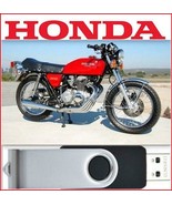 1974 Honda CB350F CB400F  Factory Repair Shop Manual On USB - $18.00