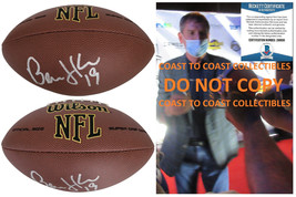 Bernie Kosar Cleveland Browns Miami Signed NFL Football Exact Proof Beck... - $128.69