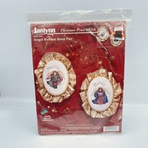 Janlynn Angel Ruffled Hoop Pair 125-162 Counted Cross Stitch Kit Nos 1996 - £12.45 GBP