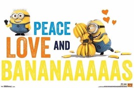 Despicable Me 2 ~ Peace Love Bananas 22x34 Movie Poster Minion NEW/ROLLED! - £6.72 GBP