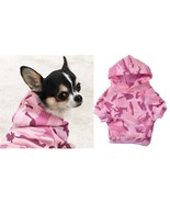 Pink Camo Dog Hoodies Cute High Quality 100% Cotton Kangaroo Pocket Swea... - $37.67 CAD+