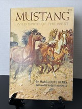 Vintage Mustang Wild Spirit Of The West Marguerite Henry 1976 Paperback - £6.38 GBP