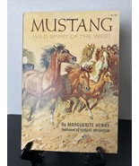 Vintage Mustang Wild Spirit Of The West Marguerite Henry 1976 Paperback - £6.41 GBP
