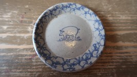 Vintage Stoneware Pig Wedding Ring Dish Washing Holder Tray 3.25&quot; - $14.84