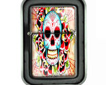 Skull D18 Flip Top Oil Lighter Windproof - $15.79