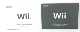 Nintendo Wii Operations Manual Channels &amp; Settings System Setup Book Ins... - £3.12 GBP