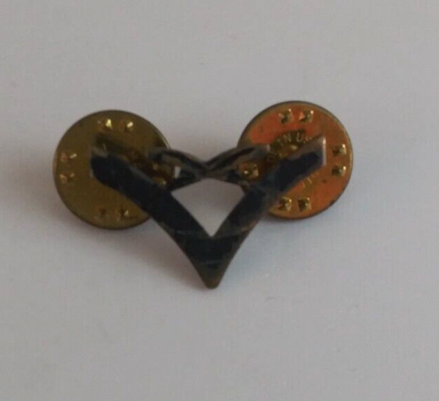 Vintage Black U.S. Military Private Marine Corps Rank Lapel Hat Pin - $6.44
