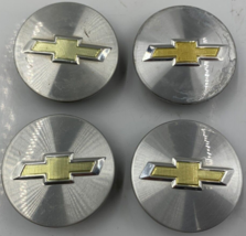 Chevrolet Rim Wheel Center Cap Set of 4 Chrome 2-1/4 inch OEM G03B28024 - £48.13 GBP