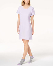 Jenni by Jennifer Moore Womens Graphic Print Sleepshirt With Socks,Lilac... - £23.71 GBP