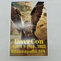 Dave Con April 8-10th 2022 Minneapolis MN Convention advertisement Flyer - £7.88 GBP