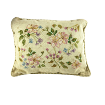 Tracy Porter Floral Throw Pillow Finished Cross Stitch Decor Cream Pink ... - €24,29 EUR Tracy Porter Floral Throw Pillow Finished Cross Stitch Decor Cream Pink ... - €24,29 EUR