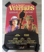 “Game For Vultures” Original Movie Poster Rolled Video Release Action 80... - $203.81 MXN