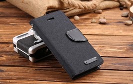 Leather Wallet Cases Cover For iPhone(s) Samsung Galaxy (S) - £9.52 GBP