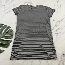 Everlane Womens T-Shirt Dress Size M Black White Stripe Short Sleeve Shift - £23.25 GBP