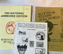 BSA 1981 National Jamboree SOSSI Journal &amp; Harry Thorsen Scouts on Stamps - $19.95