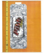 Coke Chameleon Size Pibb ZERO 12 OZ CAN Soda Machine Flavor Strip CLEARA... - $2.05 CAD