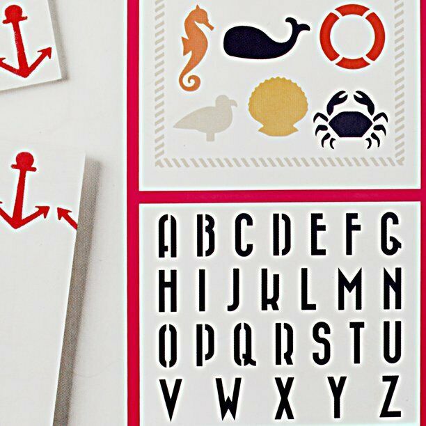 FolkArt 6285E Plastic Stencil Value Pack, Nautical, 7 in x 10 in, 3 Piece Item image 3