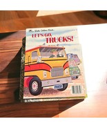 Vintage - A Little Golden Book - Let&#39;s Go, Trucks 310-52 1973 - £7.46 GBP