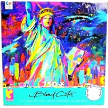 Puzzle Statue of Liberty NYC 750 Pcs Blend Cota by Ceaco Bold Blocks Of ... - £16.22 GBP