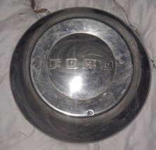 1952-56 Ford Dog Dish Hub Cap 1952 53 54 55 56 Stainless 10.5 Wide - $42.06