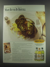 1997 Bertolli Olive Oil Advertisement - recipe for Delizia di Carciofi R... - £14.52 GBP