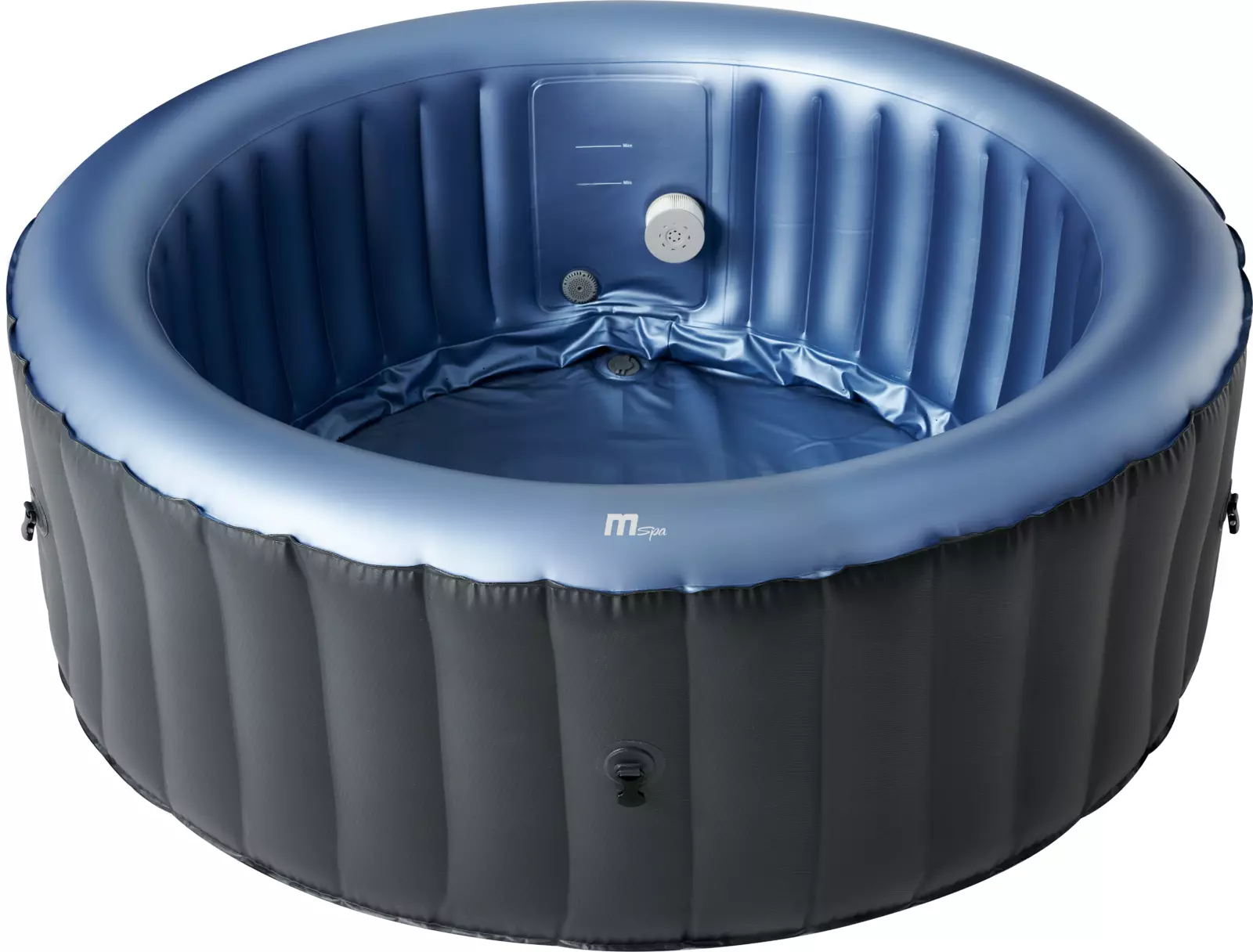 Inflatable Hot Tub Plug And Play Spa Portable Jetted 6 Person Round Heat... - $549.00