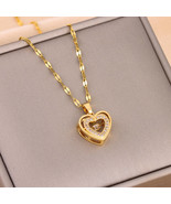 Titanium Steel Double-layer Love Necklace | Any Occassion - €17,09 EUR