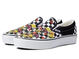 Vans Unisex Slip-On Shoe Poppy Checkerboard Fashion Sneakers VN0A5KXIBML Black - £33.81 GBP