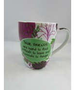Pier 1 Imports True Friends Are Hard To Find Ceramic Coffee Tea Mug Cup ... - £14.31 GBP