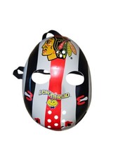 NHL Chicago Blackhawks Hockey Goalie Face Plastic Lemonhead Adult Halloween  - $16.15