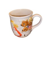 Quon Quon Cup Mug Coffee tea Goldilocks and the Three Bears Japan 1982 Vintage - £9.43 GBP
