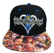 Disney Kingdom Hearts Graphic Baseball Hat  Kairi Sora Mickey Donald Duck Goofy - £34.74 GBP