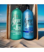 Agree PRO Salon Experts Vitamin E OLIVE OIL SHAMPOO &amp; Moroccan Aran Oil ... - $656.30 MXN