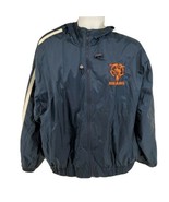 Chicago Bears Jacket Size L Embroidered Logo Vintage 90s Official Fan Sp... - £49.85 GBP