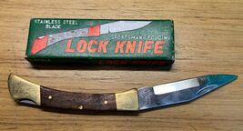 SPORTSMAN'S FOLDING LOCK KNIFE MODEL A003 Original Box Outdoors Sportsma... - $19.79