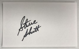 Steve Shutt Signed Autographed 3x5 Index Card - Hockey HOF - £10.38 GBP