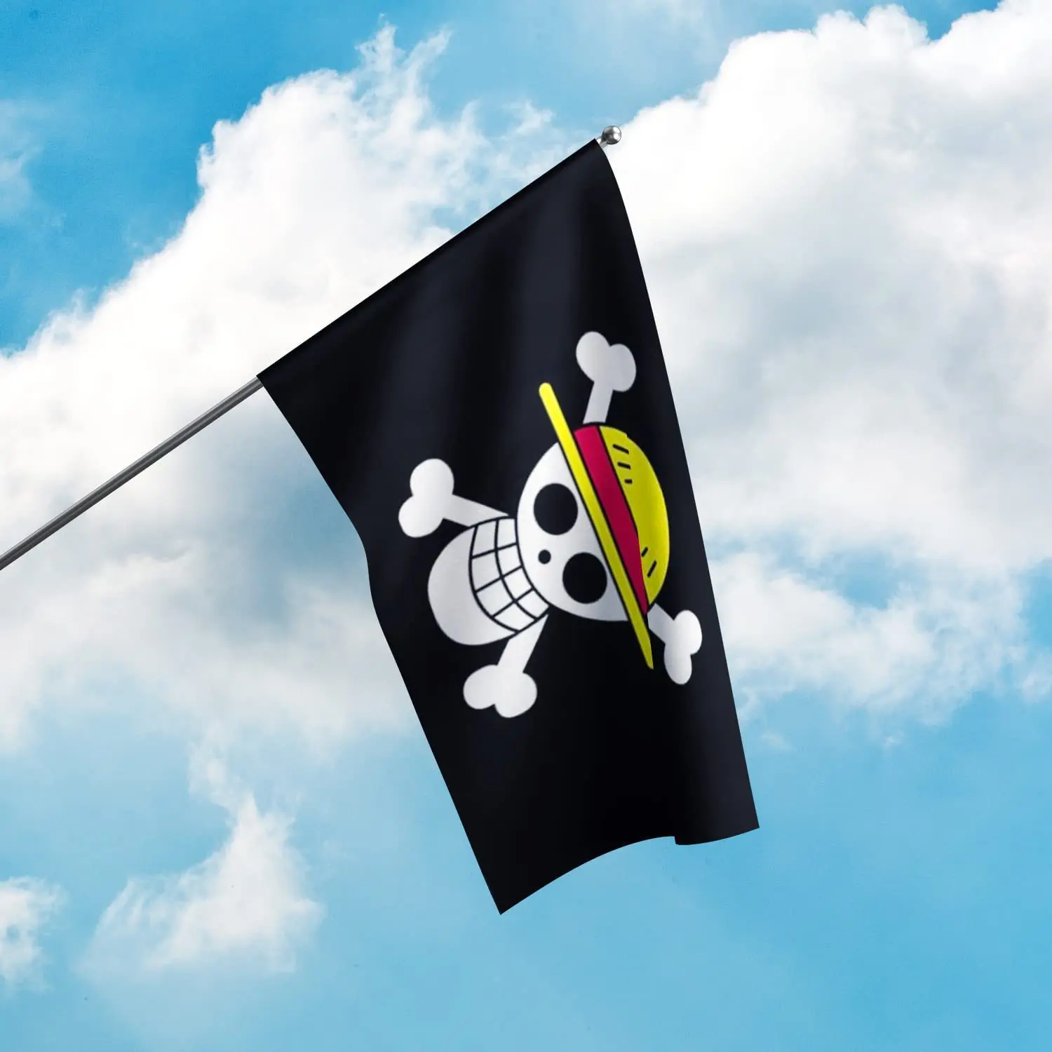 One piece Jolly Roger 90x150cm Flag Mugiwara Large Size  - $16.00